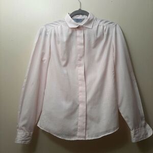 Vintage Career Cobble Lane Shirtmakers Pink Button Down Long Sleeve Shirt